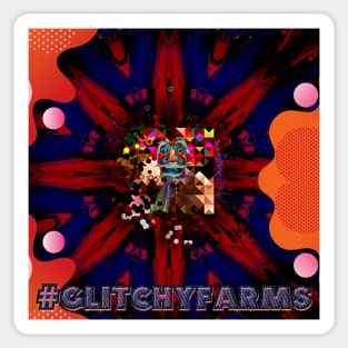 Glitchy farms #2 Sticker